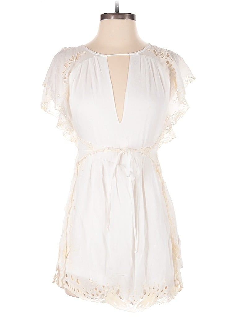 Pre-owned Free People Romper In White