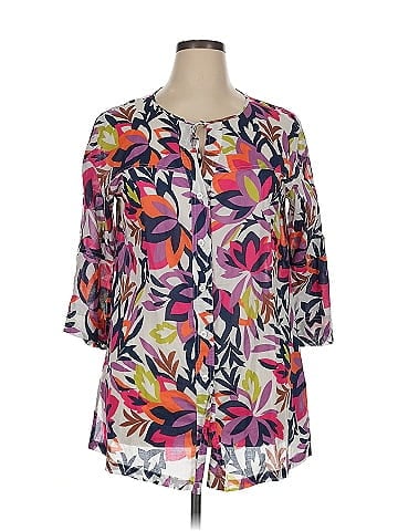 Dana Buchman 3/4 Sleeve Blouse (view 1)
