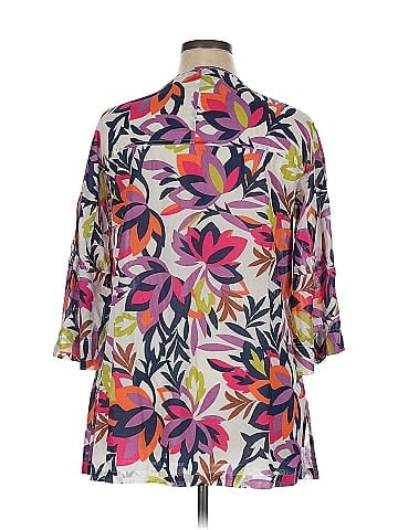 Dana Buchman 3/4 Sleeve Blouse (view 2)