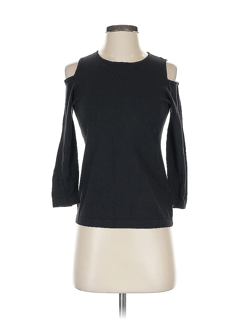 Pre-owned Ann Taylor Factory Pullover Sweater In Black