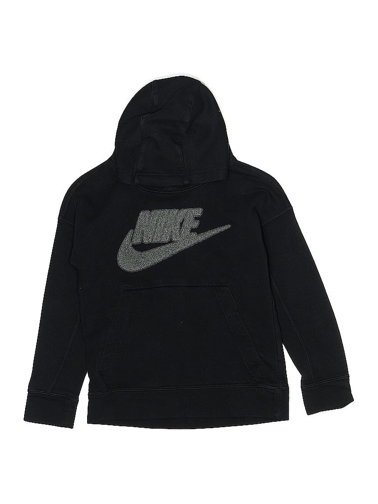Click to view more detailed imagery on our partner's website Pre-owned Nike Kids' Pullover Hoodie In Black