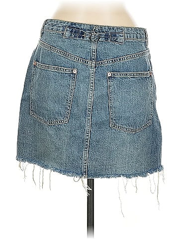 We the Free Denim Skirt (view 2)