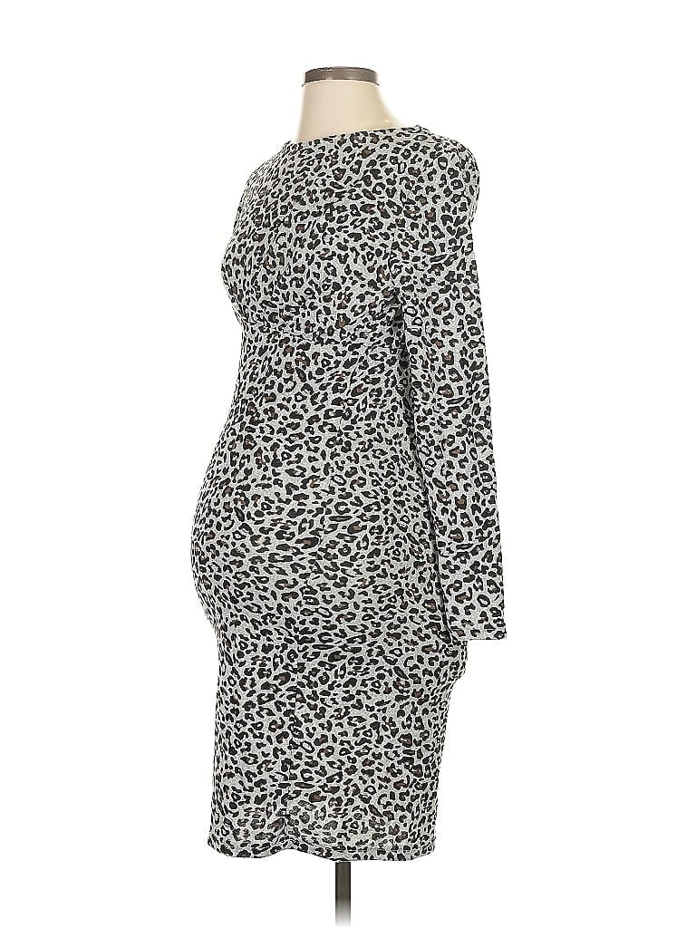 Pre-owned Mama.licious Cocktail Dress In Gray