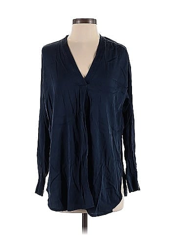 Vince. 3/4 Sleeve Silk Top (view 1)