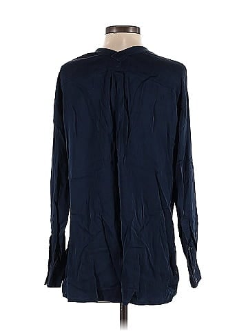 Vince. 3/4 Sleeve Silk Top (view 2)