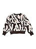 Design History Animal Print Brown Pullover Sweater Size M (baby) - photo 2