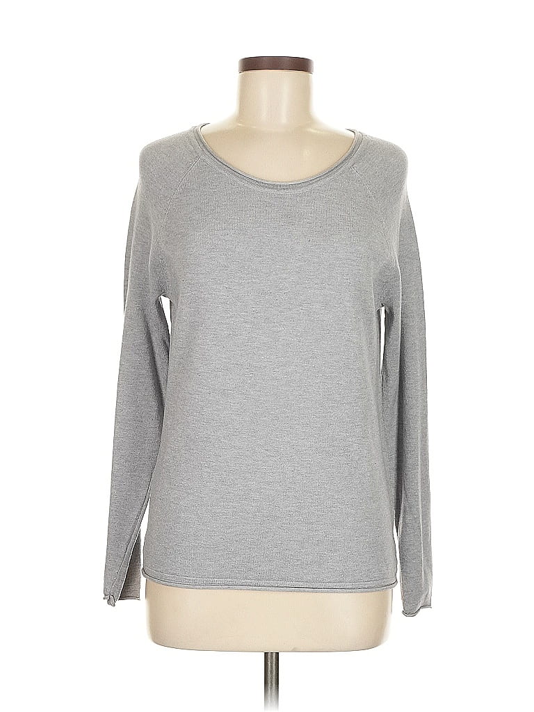 Pre-owned Zenana Sweatshirt In Gray