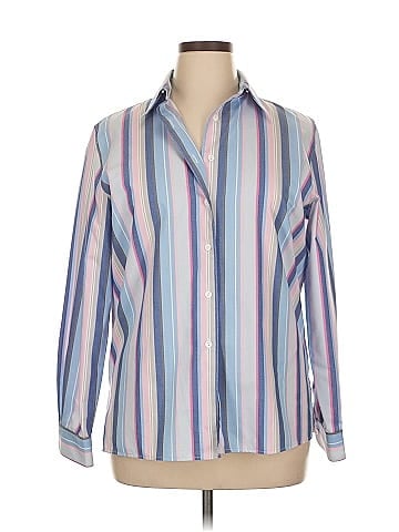 Foxcroft Long Sleeve Button-Down Shirt (view 1)