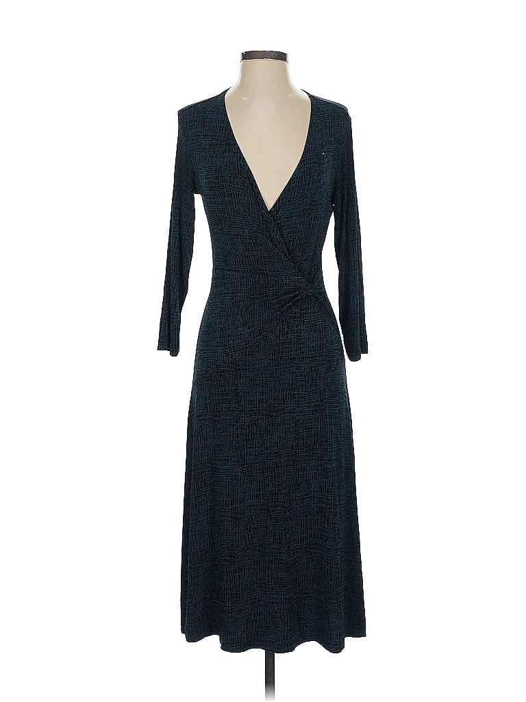 Pre-owned Travelers By Chico's Casual Dress In Blue