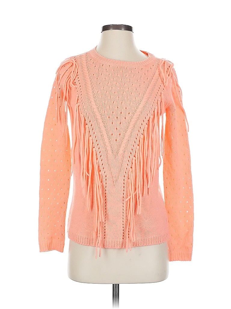 Pre-owned Gianni Bini Pullover Sweater In Orange