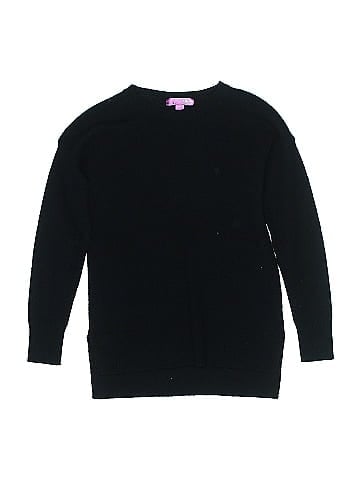 Aqua Cashmere Pullover Sweater (view 1)