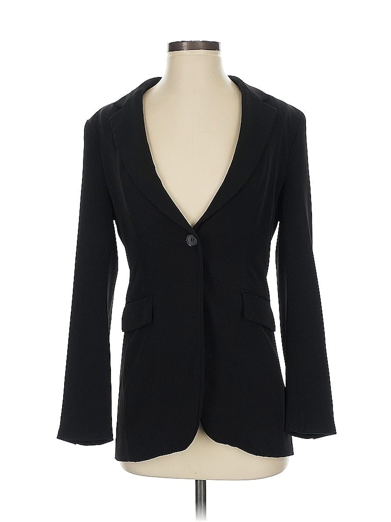 Pre-owned H&m Blazer Jacket In Black