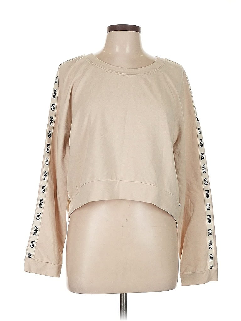 Pre-owned Express X Olivia Culpo Sweatshirt In Brown
