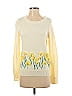 Talbots Floral Yellow Pullover Sweater Size P (petite) - photo 1
