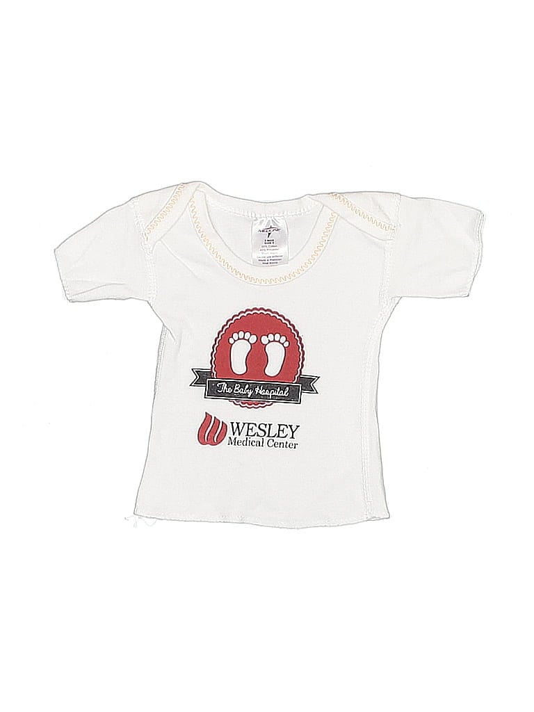Pre-owned Medline Babies' Short Sleeve T-shirt In White