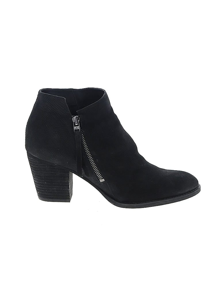 Pre-owned Sam Edelman Ankle Boots In Black