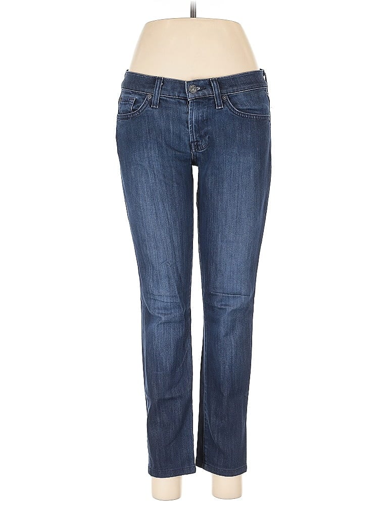 Pre-owned 7 For All Mankind Jeans In Blue