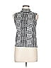 Gracia Houndstooth Silver Sweater Vest Size L - photo 1