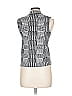 Gracia Houndstooth Silver Sweater Vest Size L - photo 2