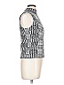 Gracia Houndstooth Silver Sweater Vest Size L - photo 4
