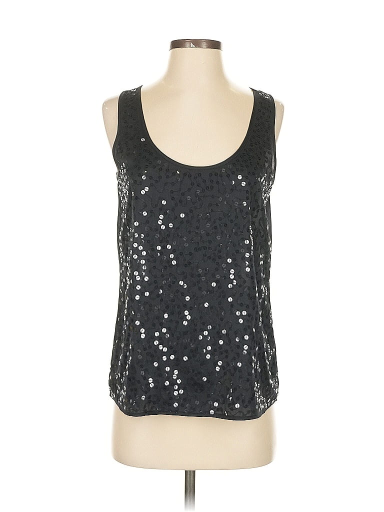 Pre-owned C. Wonder Sleeveless Top Black Scoop Neck Tops