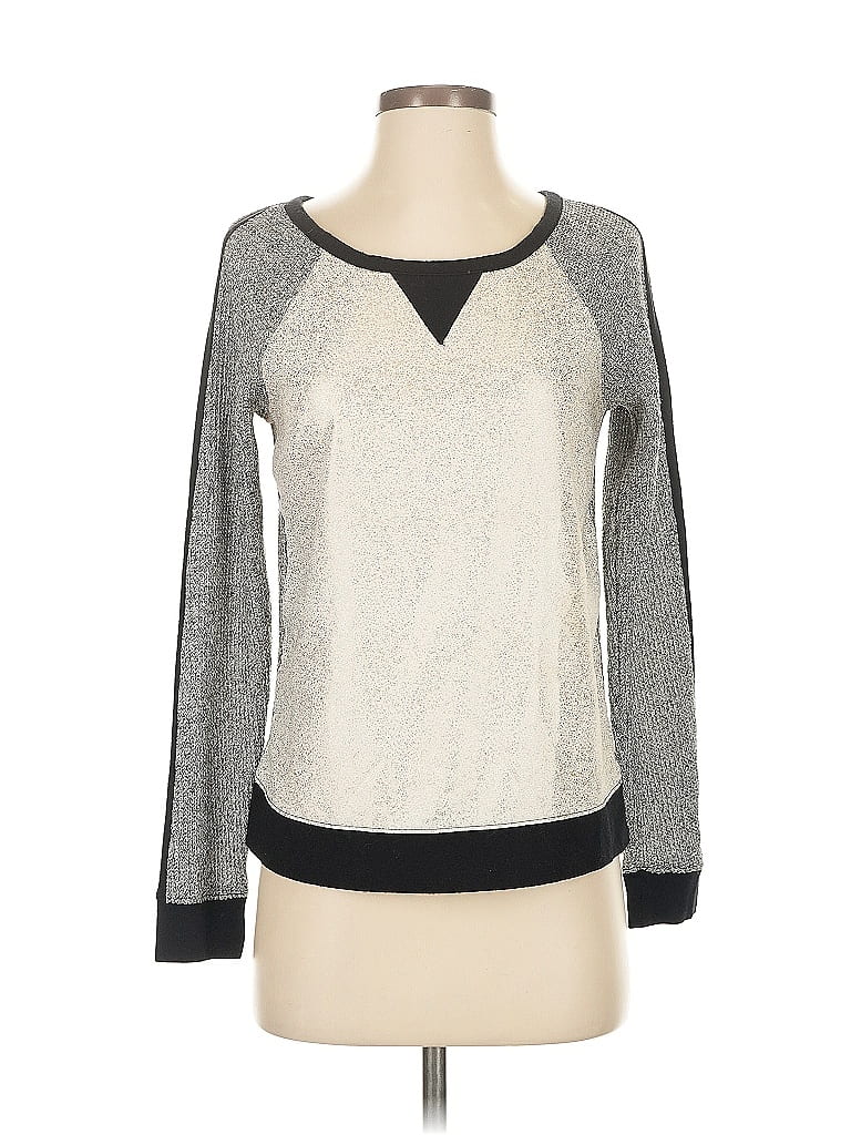 Pre-owned Apt. 9 Pullover Sweater In Silver