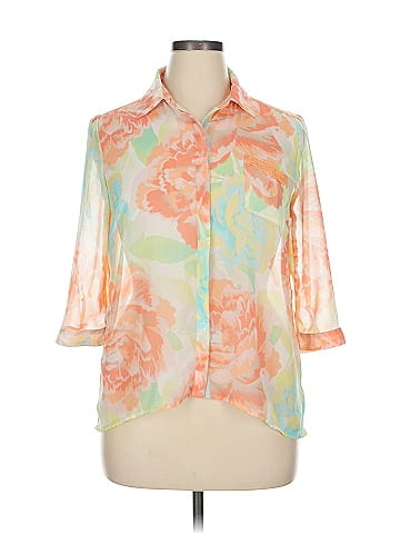 Candie's 3/4 Sleeve Blouse (view 1)