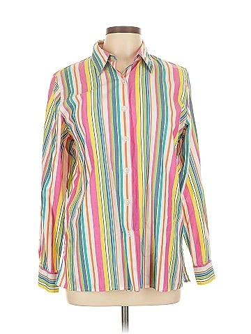 Foxcroft Long Sleeve Button-Down Shirt (view 1)