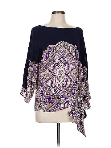 GUESS by Marciano 3/4 Sleeve Silk Top (view 1)