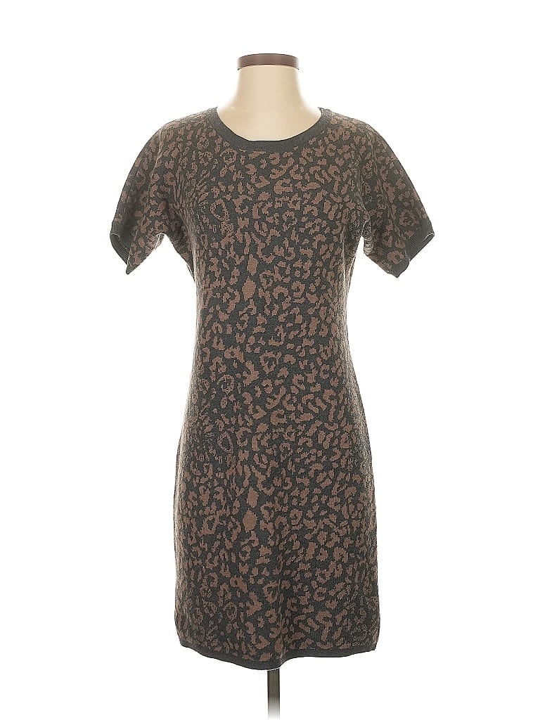 Pre-owned Ann Taylor Loft Casual Dress In Brown