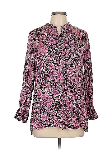 Rock Flower Paper Long Sleeve Blouse (view 1)