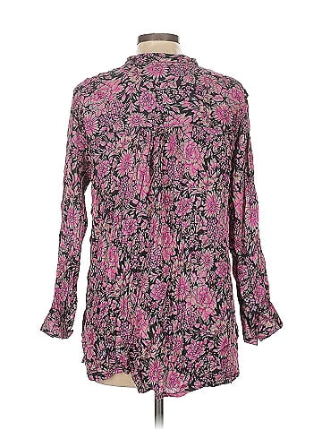 Rock Flower Paper Long Sleeve Blouse (view 2)