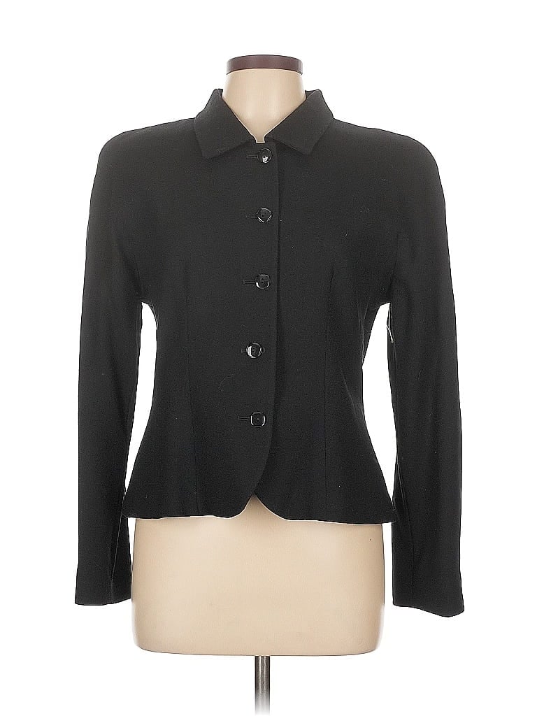 Pre-owned Assorted Brands Blazer Jacket In Black