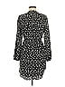 Maison Jules 100% Polyester Print Black Casual Dress Size M - photo 2