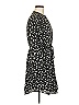 Maison Jules 100% Polyester Print Black Casual Dress Size M - photo 4