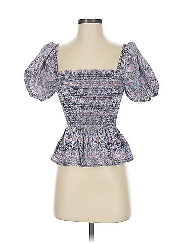 Liberty Art Fabrics for J.Crew Short Sleeve Blouse (view 1)