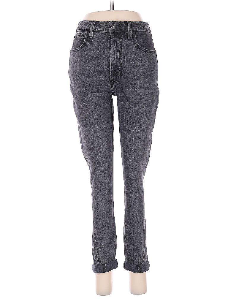 Pre-owned Abercrombie & Fitch Jeans In Gray
