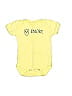 College Kids 100% Cotton Solid Yellow Short Sleeve Onesie Size Newborn - photo 1