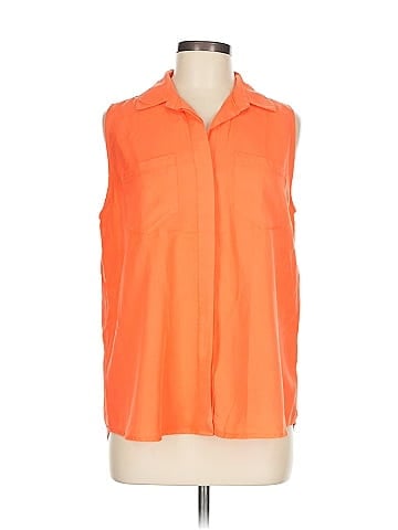 Velvet Heart Sleeveless Button-Down Shirt (view 1)