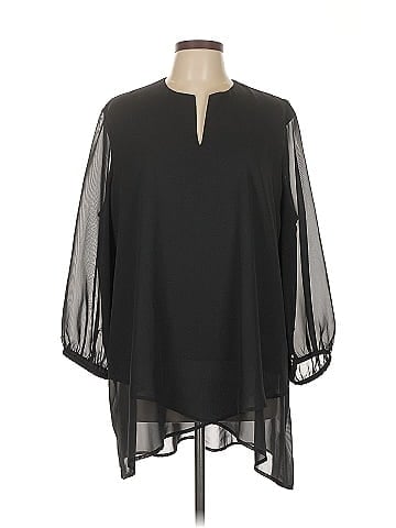 MING WANG 3/4 Sleeve Blouse (view 1)