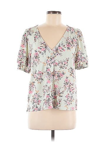 MELLODAY Short Sleeve Blouse (view 1)