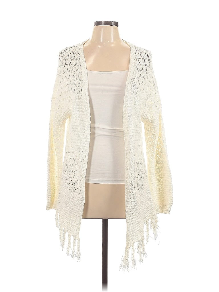Pre-owned Cupcake Cardigan Sweater In White