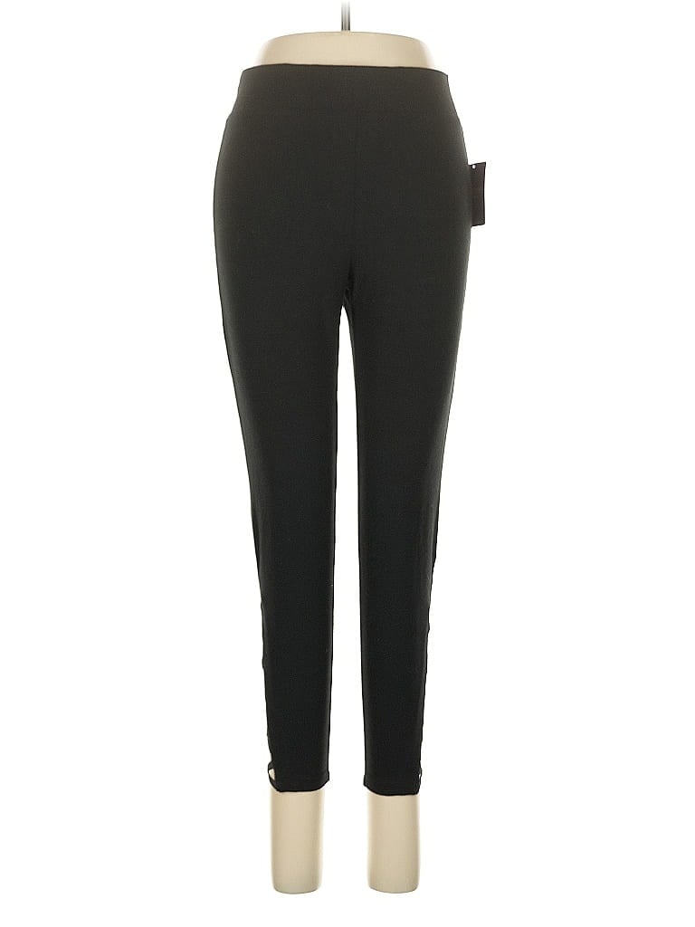 Pre-owned Yummie Active Pants In Black