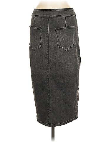 We the Free Denim Skirt (view 2)