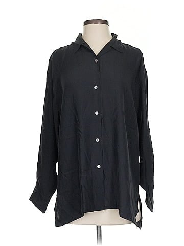 Arleen Bowman Chin Chin Long Sleeve Silk Top (view 1)