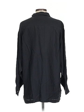 Arleen Bowman Chin Chin Long Sleeve Silk Top (view 2)