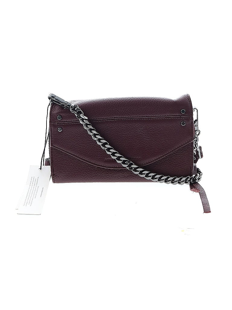 Aimée Burgundy Brown Crossbody Bag One size - photo 1