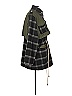 G by Giuliana Rancic Plaid Green Wool Coat Size XL - photo 3
