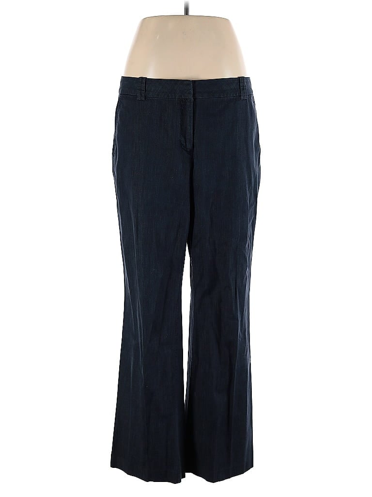 Pre-owned Ann Taylor Loft Dress Pants In Blue
