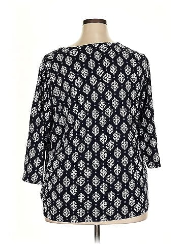 Jones New York Signature 3/4 Sleeve T-Shirt (view 2)
